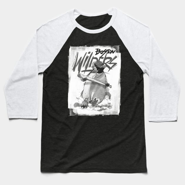 Boston Wilders Baseball T-Shirt by GLORIADEWATA